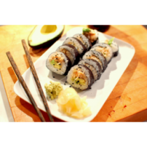 Spicy Crab Stick with Tempura Flake Roll or Hand Roll