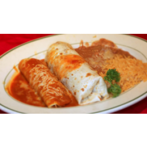 Lunch Combo 8- Burrito and Enchilada