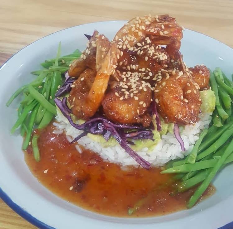 SPICY SWEET N SOUR SHRIMP